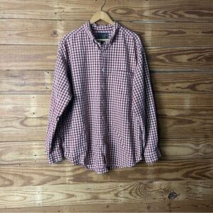 Abercrombie & Fitch Red and White Checkered Shirt